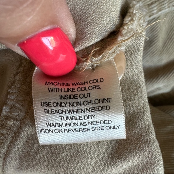 St John’s Bay tan Corduroy suit jacket size XL. Y2K - Picture 6 of 8